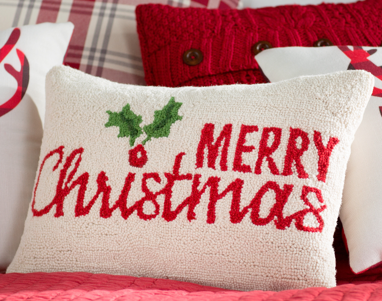 three-posts-merry-christmas-holly-hook-wool-lumbar-pillow