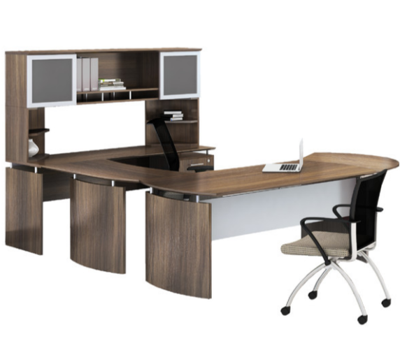 U-shaped office desk