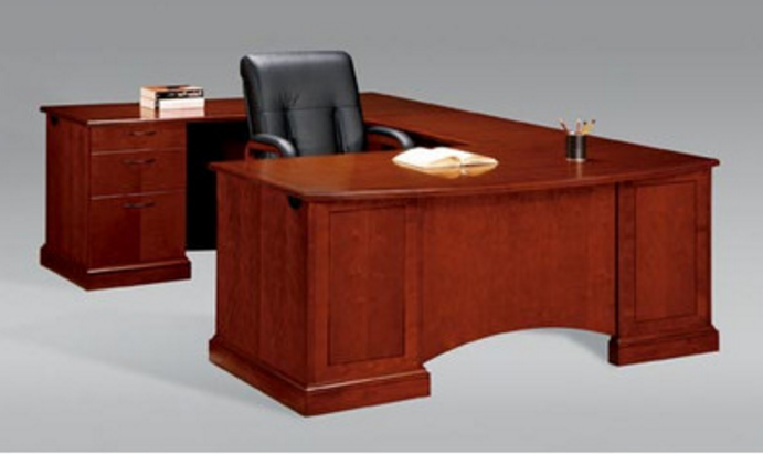 Belmont Executive Desk with 6 Drawers