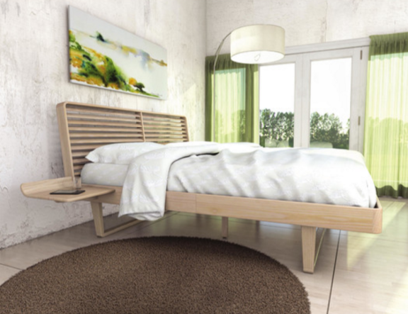 Mid Century Copeland Furniture Contour Panel Bed