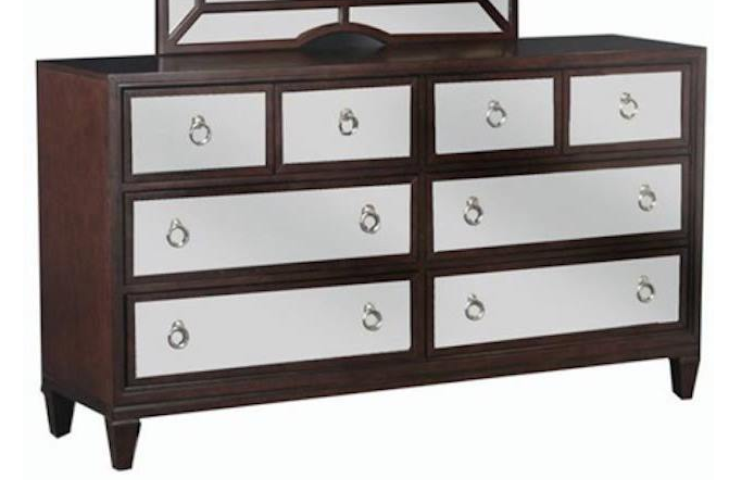 Traditional brown dresser