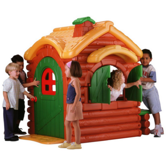 Wilderness Brown and Green Playhouse For Kids