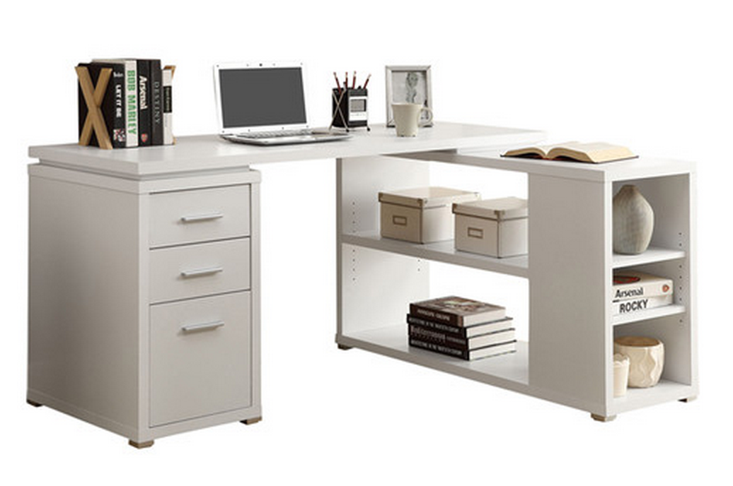 White Corner Desk For Home Office