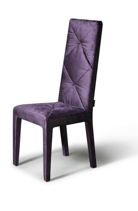 Purple dining chair