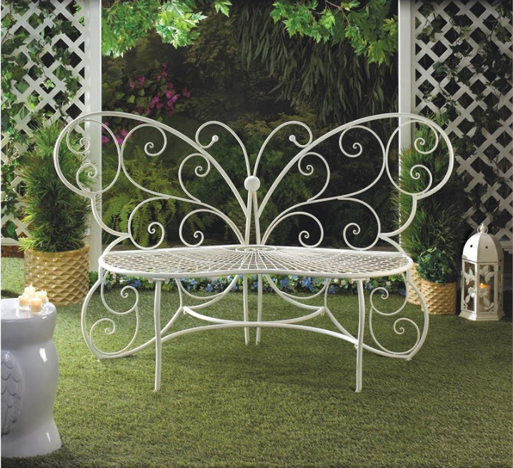 zingz-and-thingz-butterfly-garden-bench-in-white