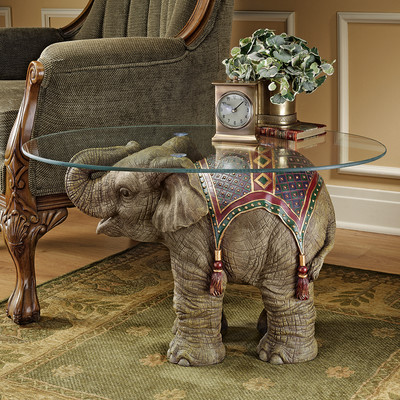 design-toscano-jaipur-elephant-festival-coffee-table
