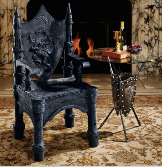 The Dragon of Upminster Castle Throne Arm Chair