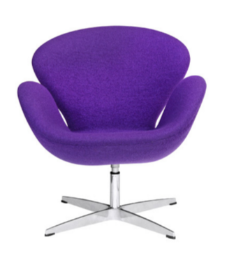 Modern Purple Arm Chair