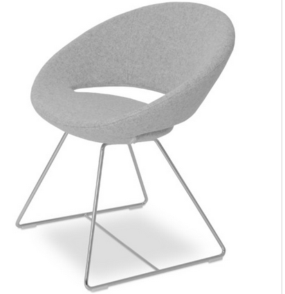 SohoConcept gray dining chair