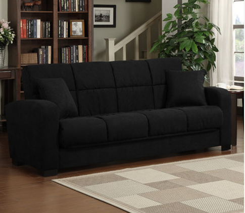 Black Convertible Sleeper Sofa