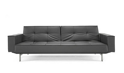 Pier Weiss for Innovation USA Black Convertivle Sleeper Sofa