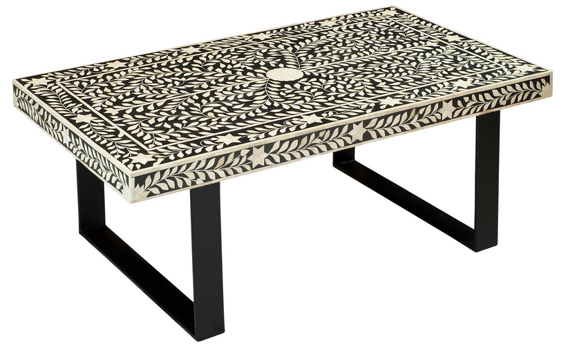 Black and White Aster Coffee Table