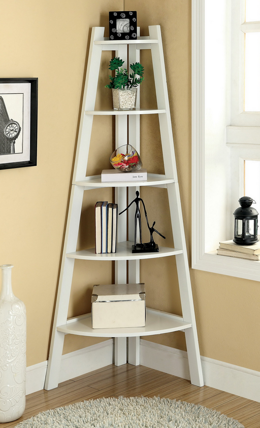 White ladder Bookcase